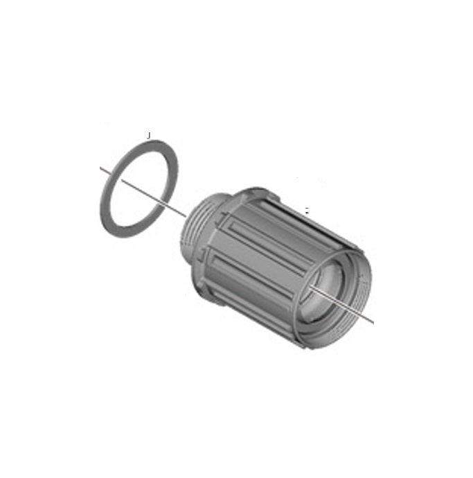 SHIMANO WH-R9170-C60 Shimano HG Type Freehub Body
