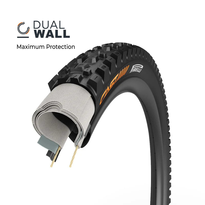 Ελαστικό CAST PIRELLI PROTAGONIST 29x2.40 DualWall Smart Evo DH Tubeless Ready