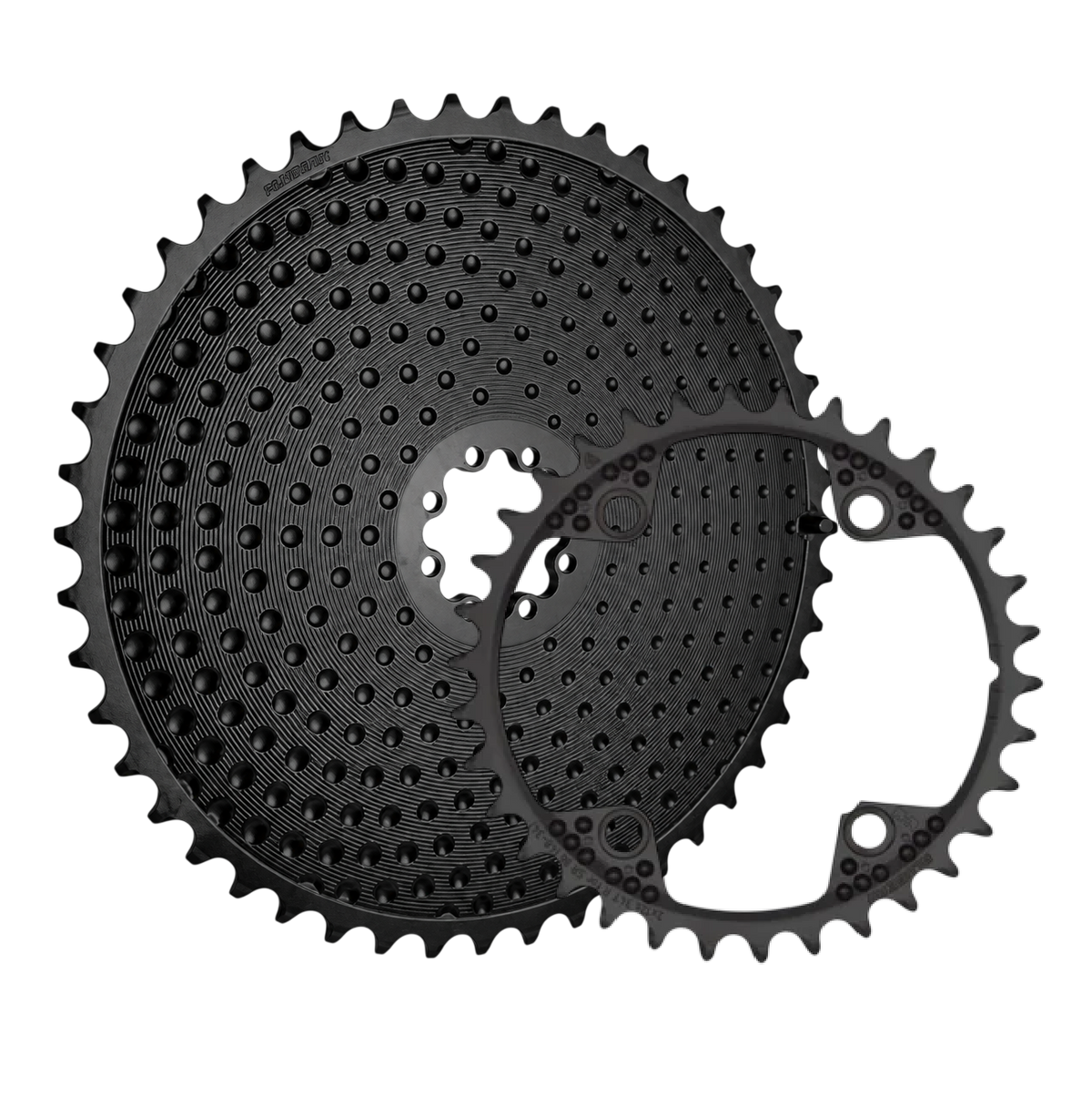 Par Kædeblad 12V ALUGEAR AERO 8 Huller til Sram Sort