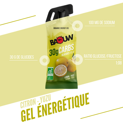 Gel Énergétique BAOUW Citron/Yuzu (44g)