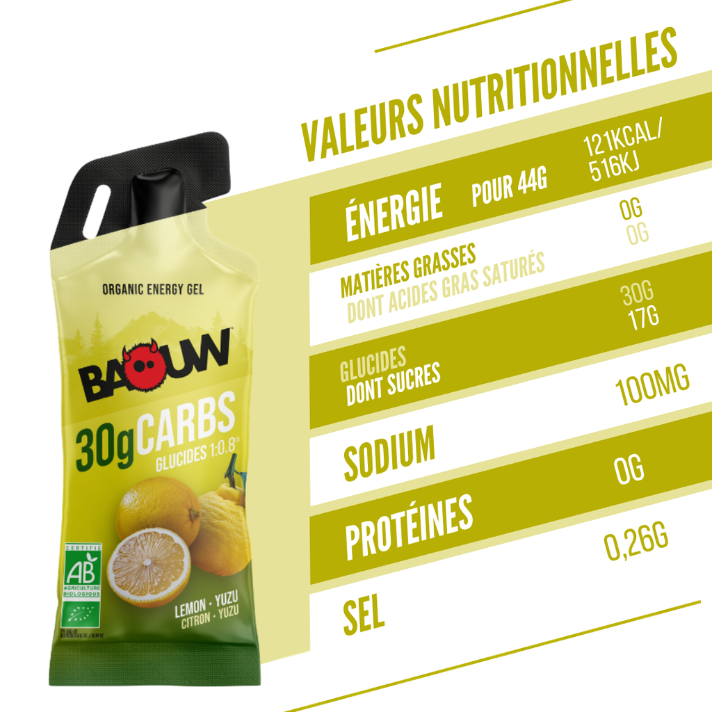 Energetický gel BAOUW Citron/Yuzu (44g)