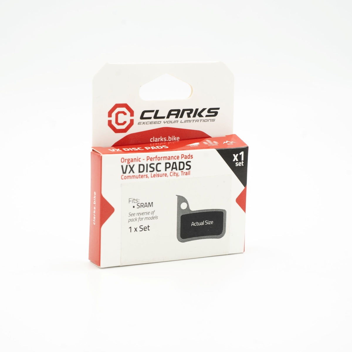 Klocki Organiczne CLARKS Sram RED 22/FORCE 22/RIVAL 22/APEX/S700/LEVEL ULTIMATE/TLM 2017/2019