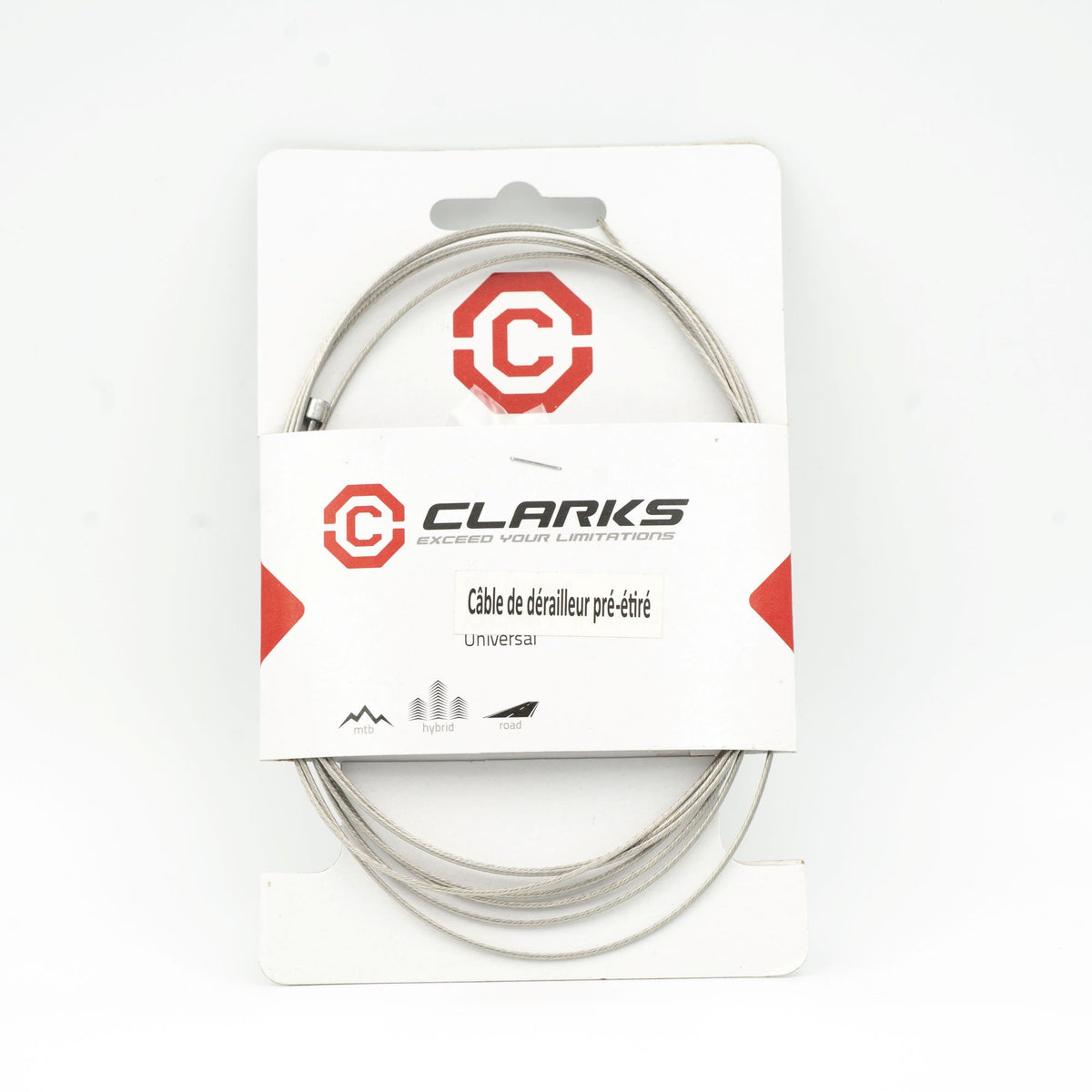CLARKS DIE DRAWN Polished Stainless Steel Derailleur Cable