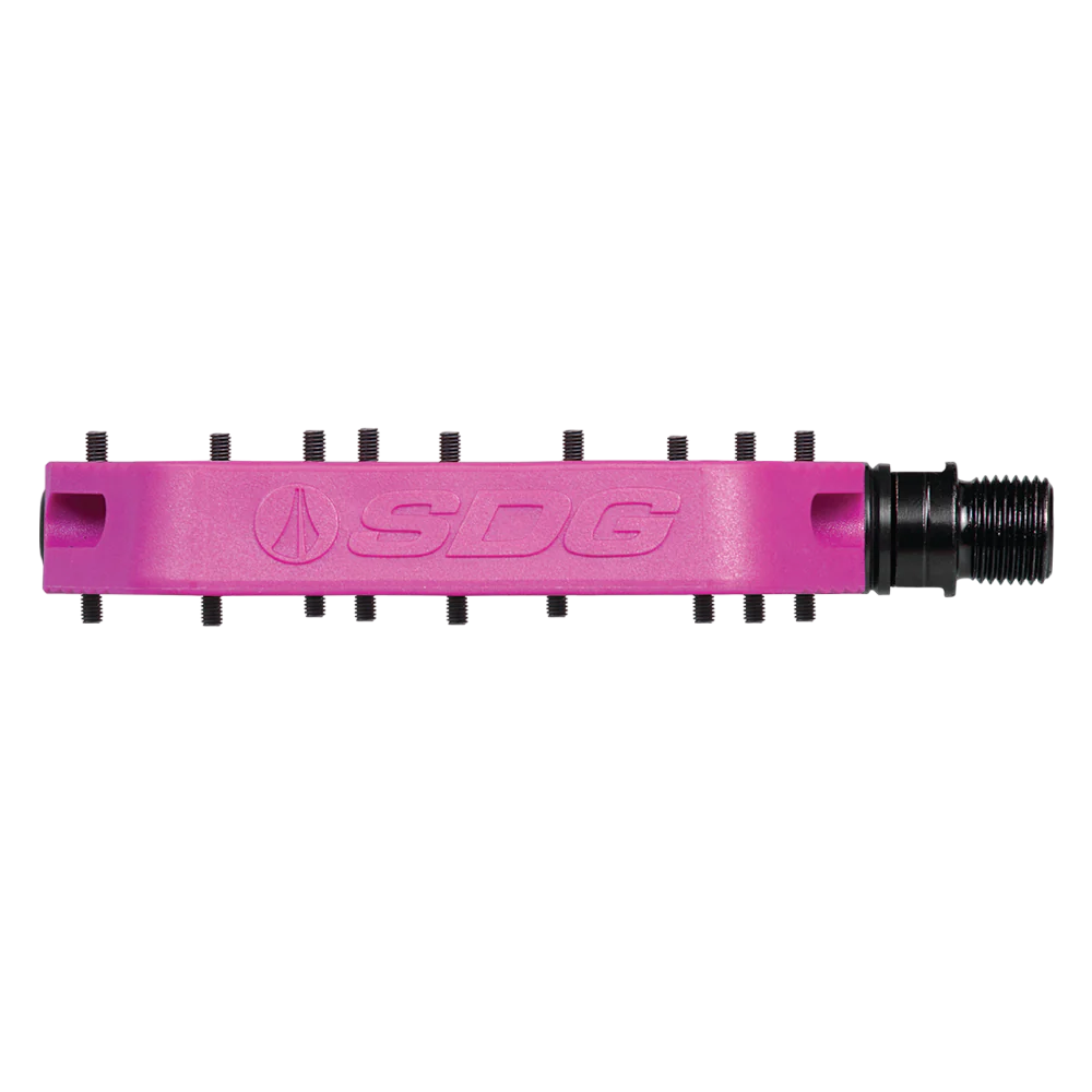 Platte Pedalen SDG COMP Composite Paars