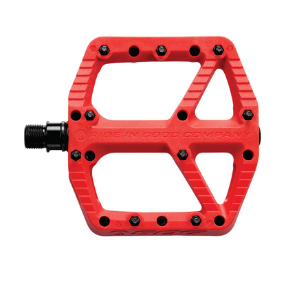 SDG COMP Composite Flat Pedals Red