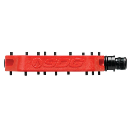 SDG COMP Composite Flat Pedals Red