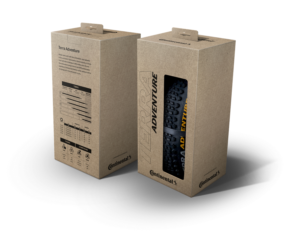 Dæk CONTINENTAL TERRA ADVENTURE TRAIL GRIP 700x45c Tubeless Ready Sort