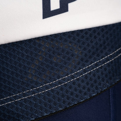 PROBIKESHOP By CHEF DE FILE Short Sleeve Jersey Navy/White