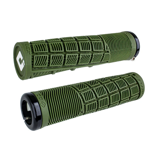 Chwyty ODI REFLEX V2.1 Lock-on 135 mm Oliwkowe