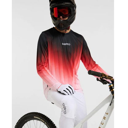Dres DHARCO RACE PRISM Dolgi Rokavi Rdeča