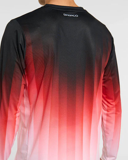 Dres DHARCO RACE PRISM Dolgi Rokavi Rdeča