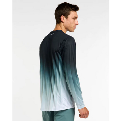 Tricou DHARCO RACE MIDNIGHT PRISM Mânecă Lungă Verde