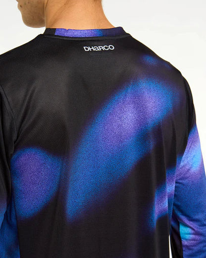 DHARCO RACE VORTEX Pitkähihainen Paita Musta/Violetti