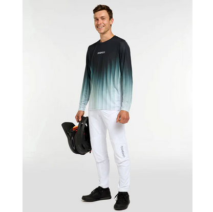 Tricou DHARCO RACE MIDNIGHT PRISM Mânecă Lungă Verde