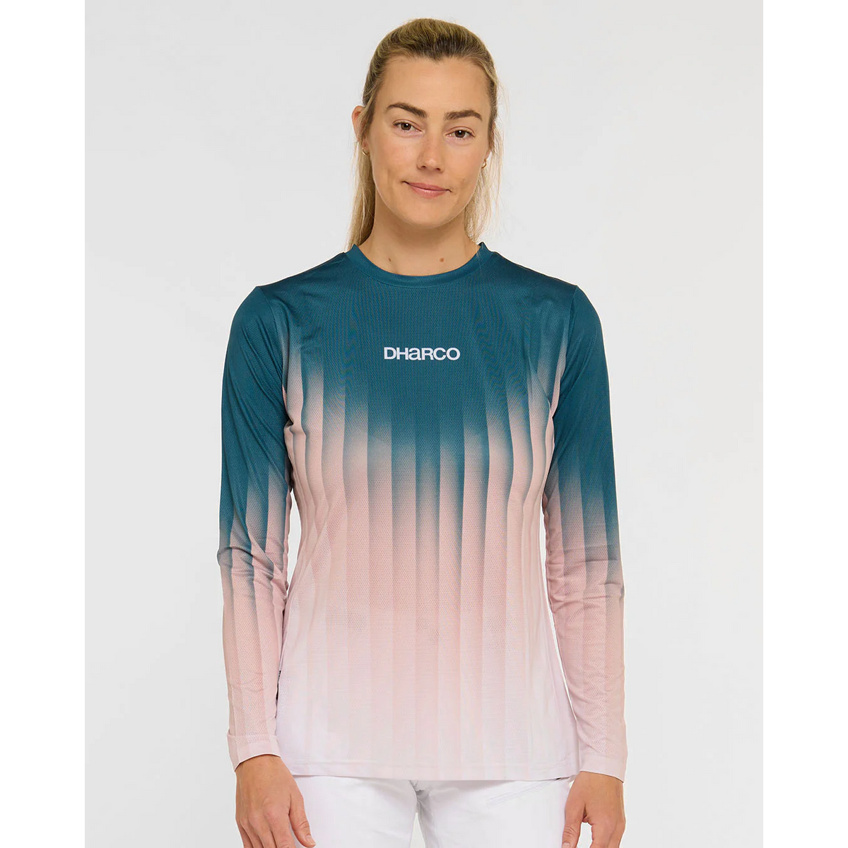 Tröja DHARCO RACE DUSTY PRISM Långa Ärmar Dam Svart/Rosa