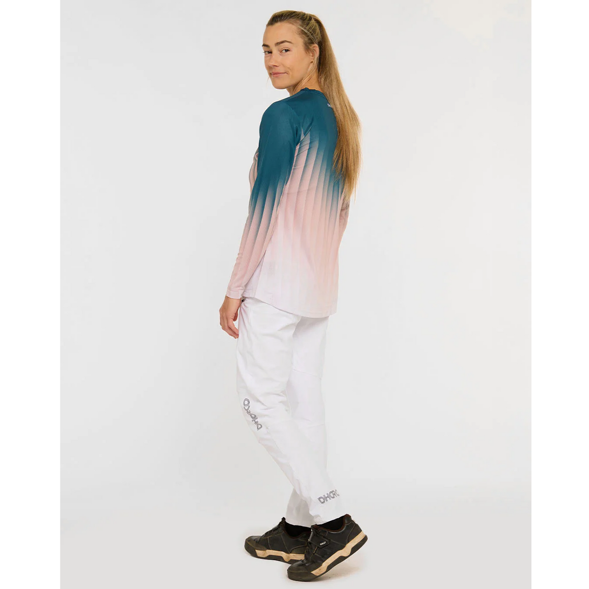 Tröja DHARCO RACE DUSTY PRISM Långa Ärmar Dam Svart/Rosa
