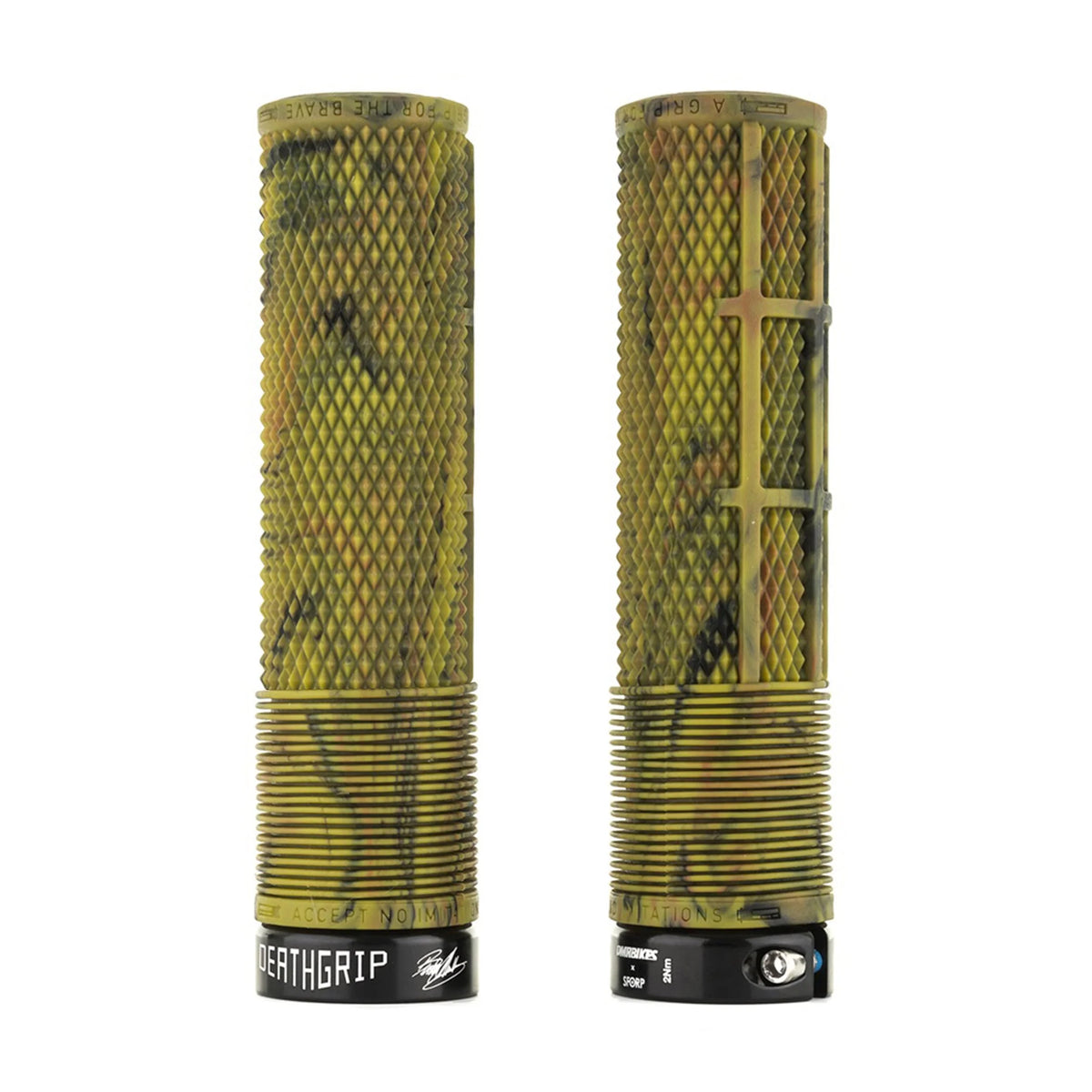 DMR DEATHGRIP Large Lock-on Camo Khaki Grips