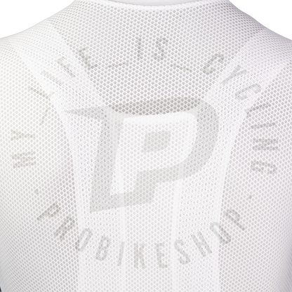 PROBIKESHOP By CHEF DE FILE Short Sleeve Jersey Navy/White