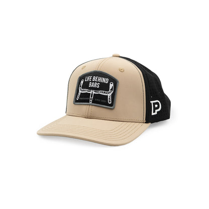 PROBIKESHOP SNAPBACK nokamüts beež/must