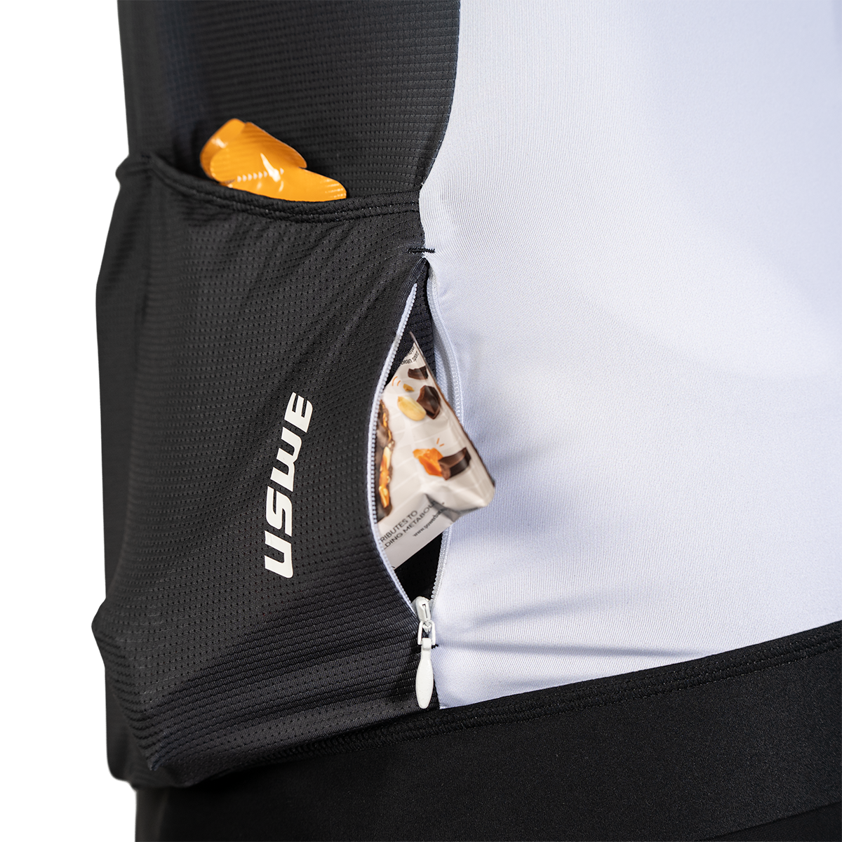 USWE GRUS GRAVEL Short Sleeve Jersey White