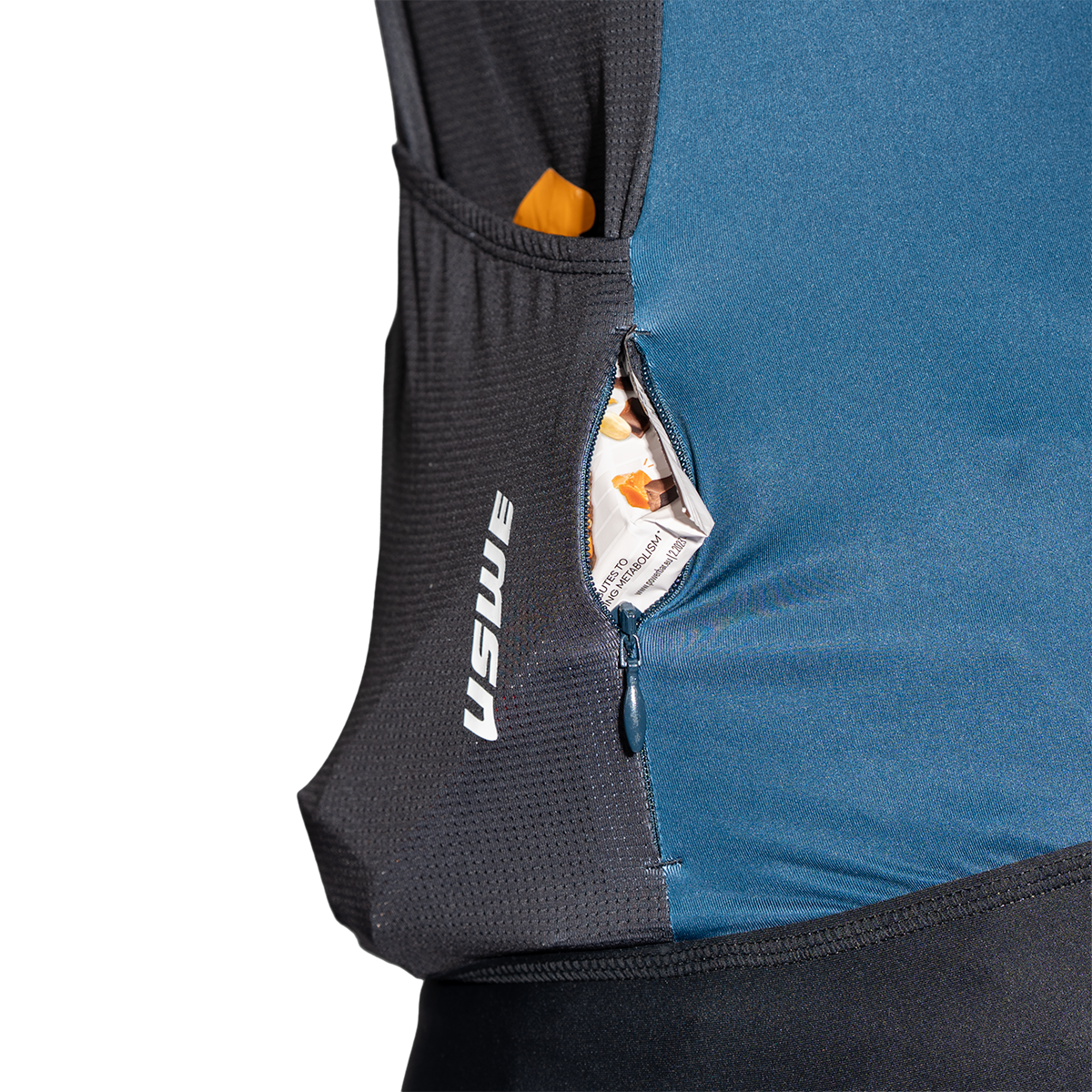 Wielershirt Korte Mouwen USWE SKARP GRAVEL Blauw