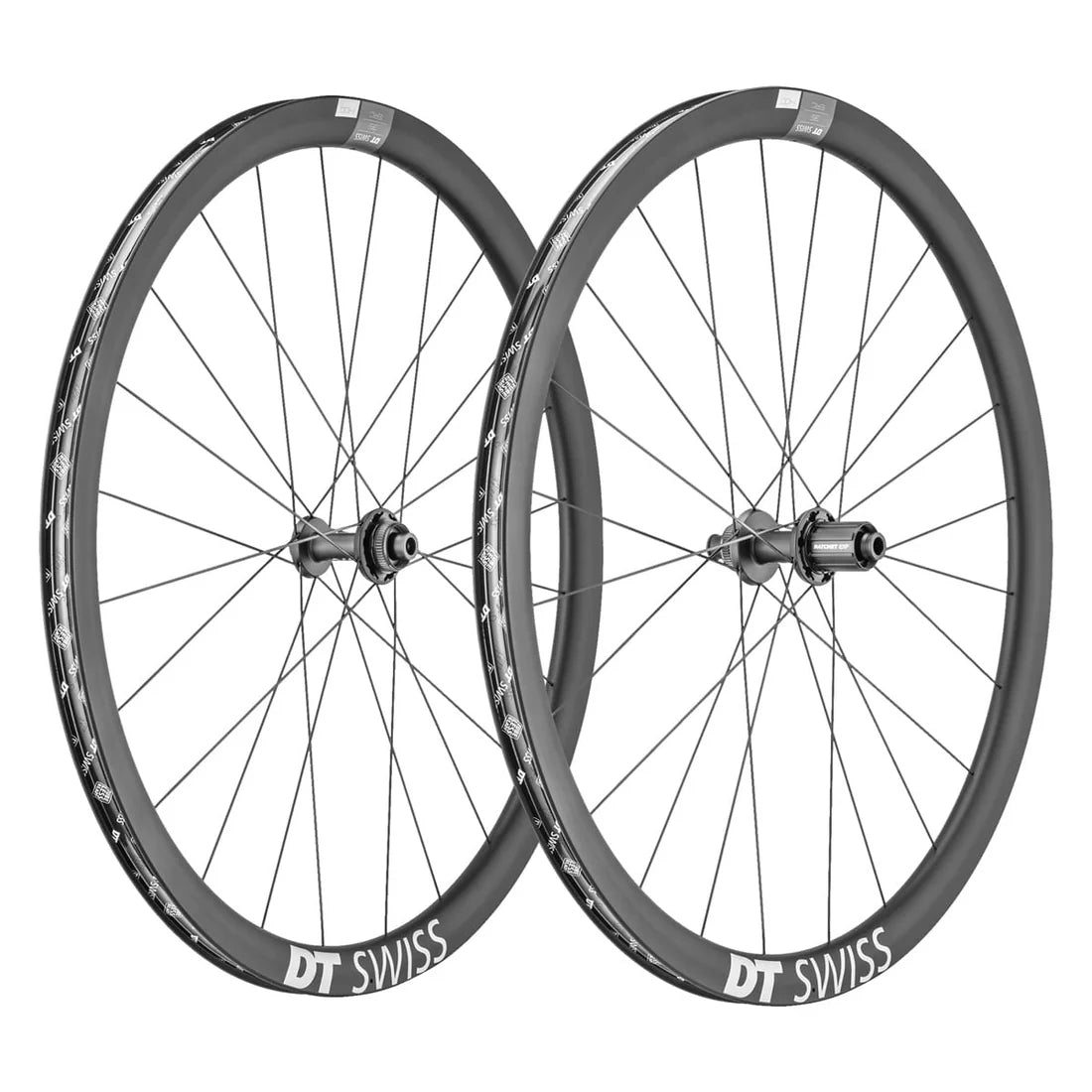 Para kół DT SWISS ERC 1400 DICUT 35 DISC Tubeless Ready (Center Lock)