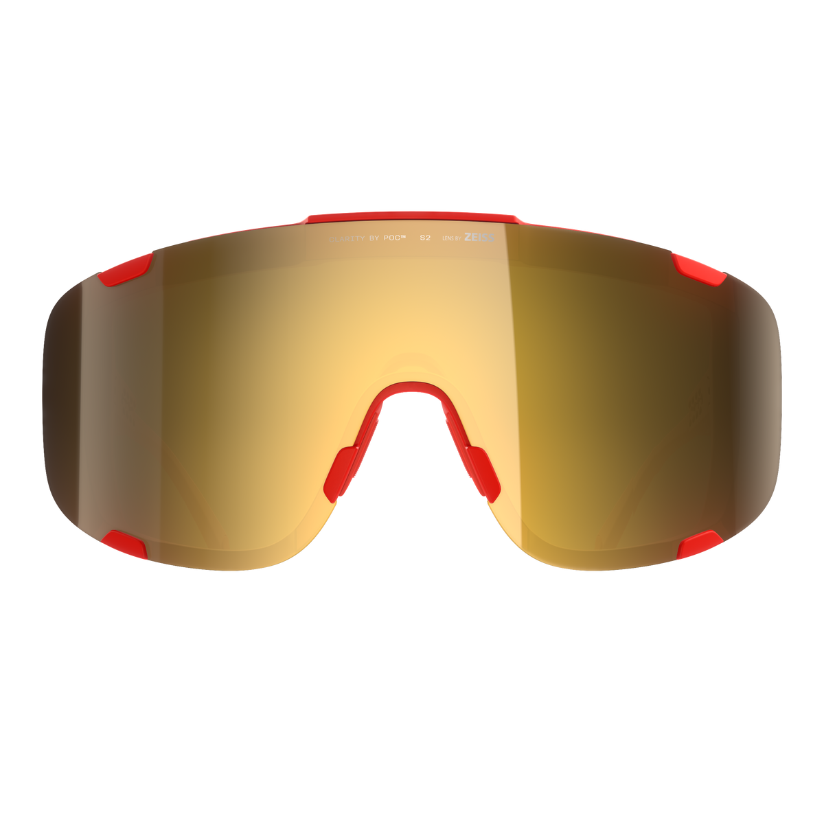 Lunettes POC DEVOUR + Rood Glas Clarity Road Partly Sunny Gold