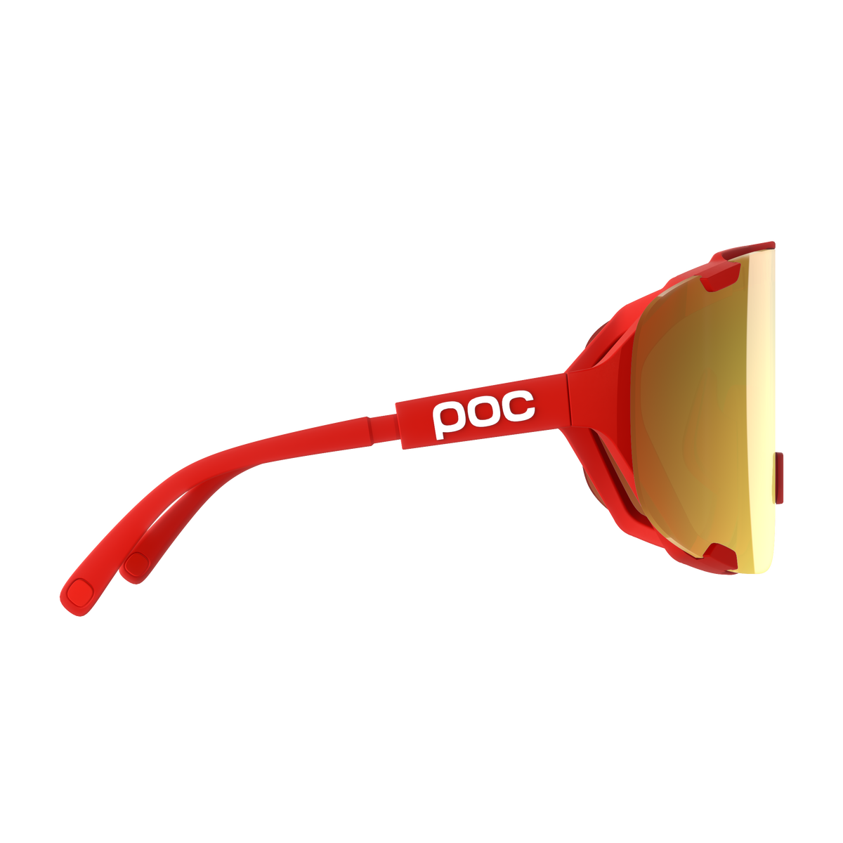 Okulary POC DEVOUR WF + Czerwony Soczewka Clarity Road Partly Sunny Gold