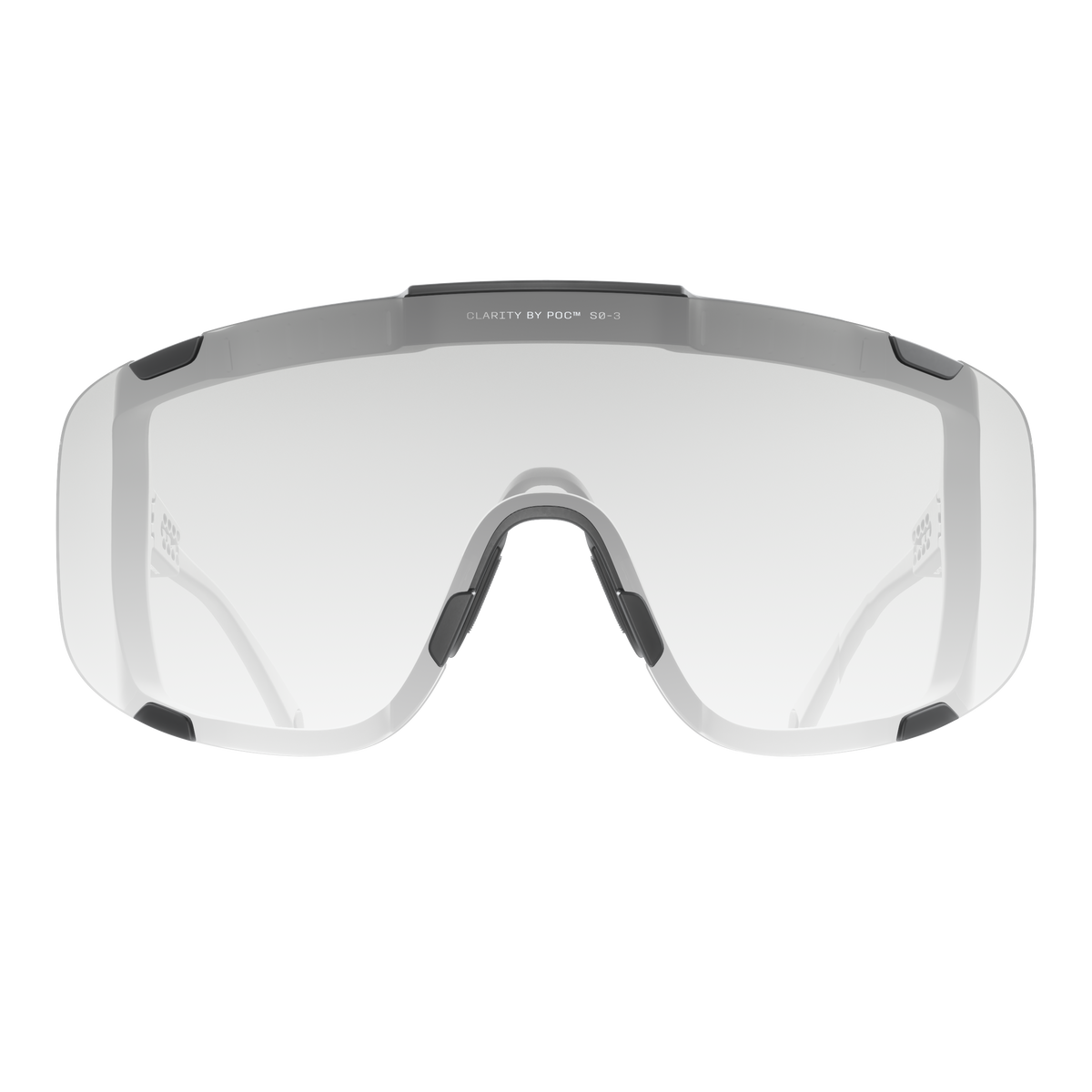 POC DEVOUR Glasses Translucent Black Clarity Photochromic Grey Lens