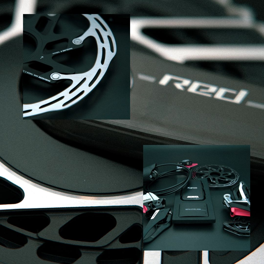 Mini-gruppe SRAM RED AXS E1 2X HAMMERHEAD KAROO