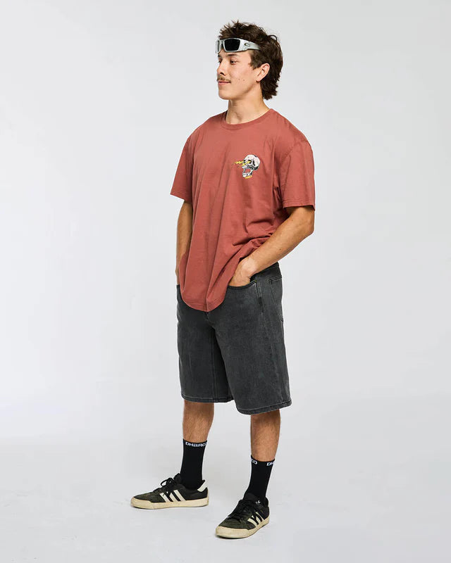 Šortky DHARCO JORT UNISEX COASTAL WASH černé