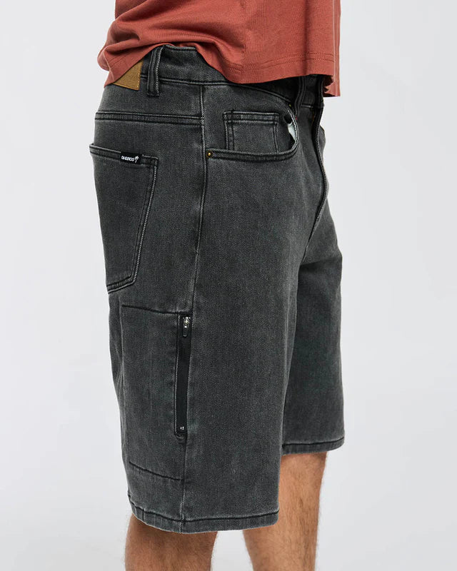 Šortky DHARCO JORT UNISEX COASTAL WASH černé