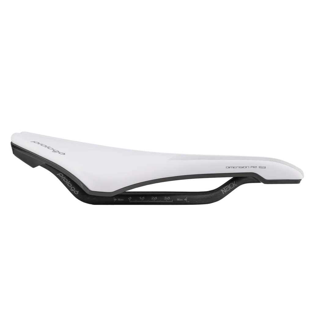PROLOGO DIMENSION R2 153mm Nack Rails White Saddle