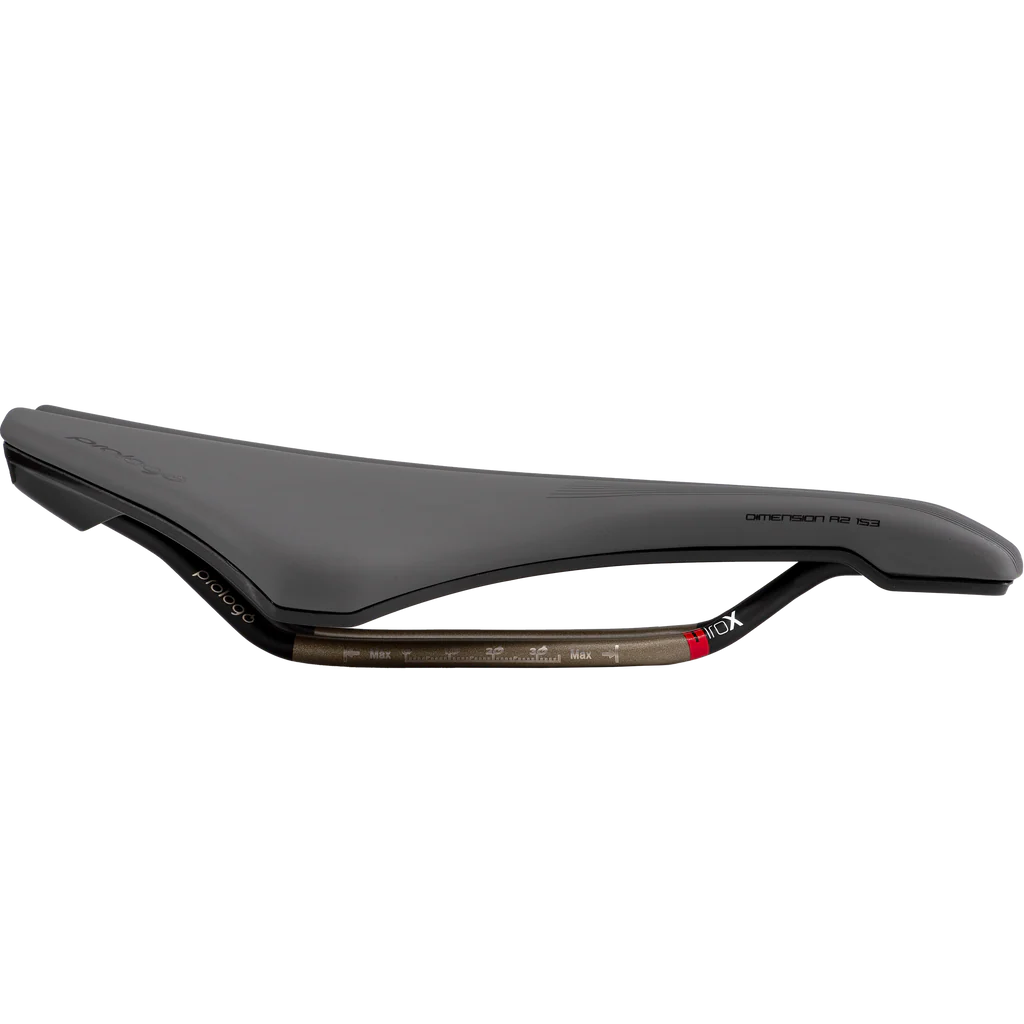 Sadel PROLOGO DIMENSION R2 153mm Skinnere Tirox Sort