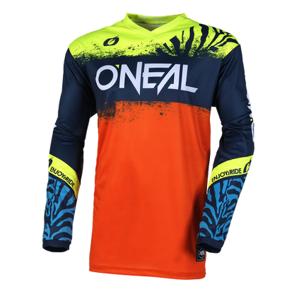 Dres O'NEAL ELEMENT SHOCKER Junior Dolgi Rokavi Modra/Oranžna