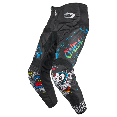 Broek O'NEAL ELEMENT RANCID Zwart/Wit