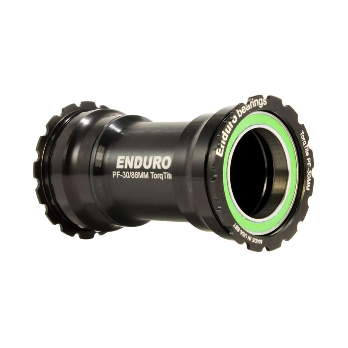 Krankboks ENDURO BEARINGS TORQTITE BB386 30mm Aksel Rustfrit Stål Sort
