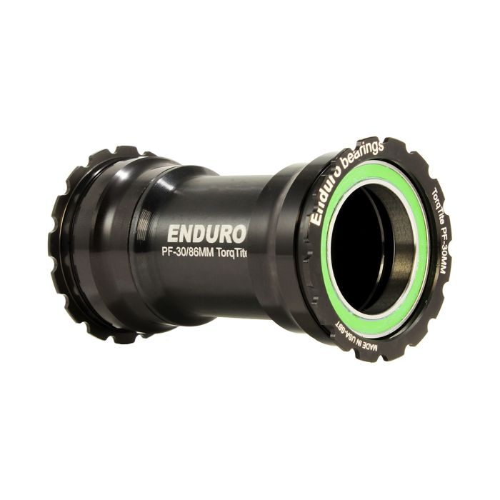 ENDURO BEARINGS TORQTITE BB386 30mm Spindle Bottom Bracket - XD-15 Pro Ceramic Black