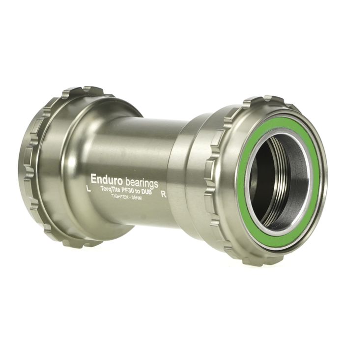 Bottom Bracket ENDURO BEARINGS TORQTITE PF30 DUB Axle Stainless Steel Graphite