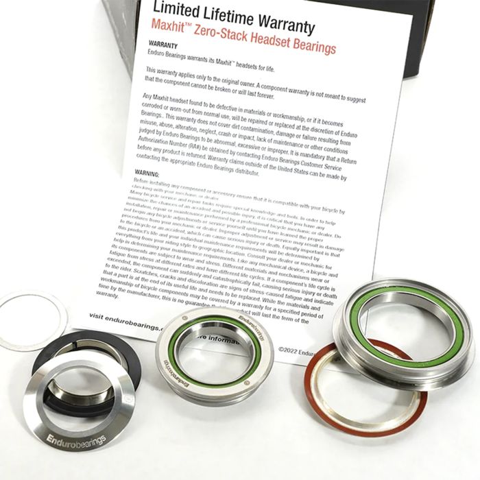 Semi-integreret styretøjssæt ENDURO BEARINGS MAXHIT 1"1/8 - 1.5" ZS44/ZS56