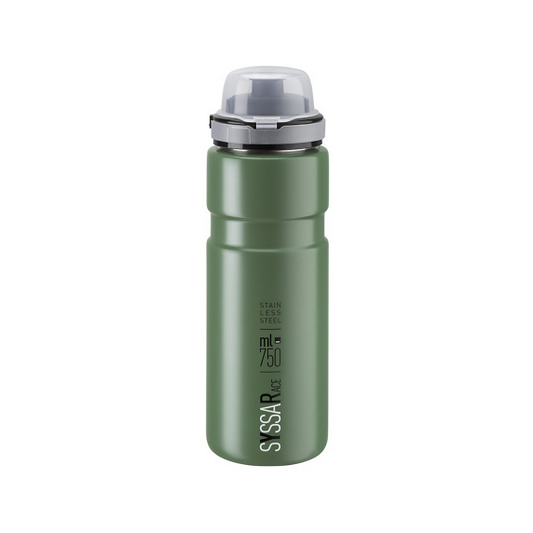 ELITE SYSSA RACE Steel Bottle Matte Green