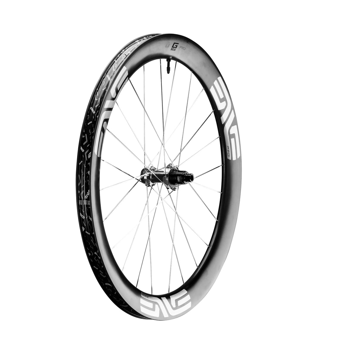 ENVE G SES 4.5 PRO Tubeless Ready -takapyörä (Center Lock) Musta/Kromi