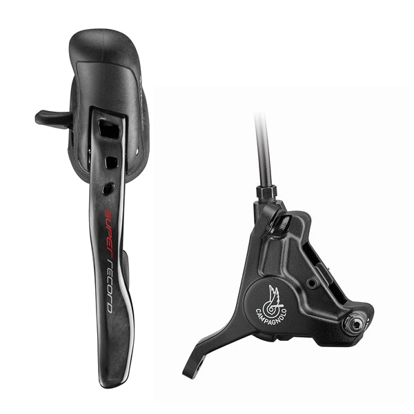 Left Lever and Front Calliper 160mm CAMPAGNOLO SUPER RECORD Flat Mount Without Disc