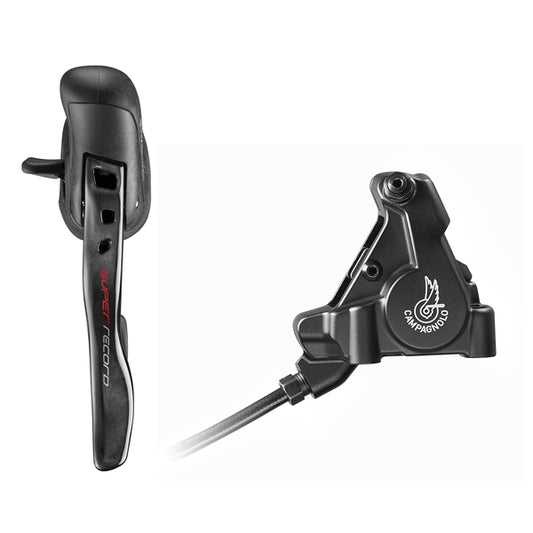 Αριστερός Μοχλός και Εμπρός Δαγκάνα 140mm CAMPAGNOLO SUPER RECORD FLAT MOUNT 2021