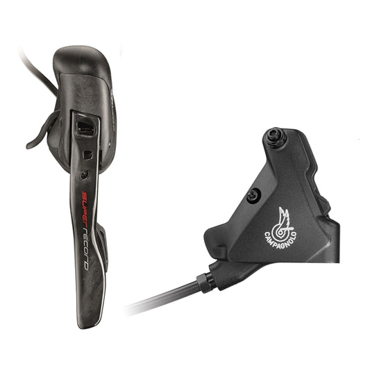 CAMPAGNOLO SUPER RECORD EPS Flat Mount Left Lever and Front Calliper 140mm Without Disc