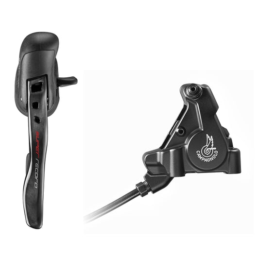 Δεξί Χειριστήριο και Πίσω Δαγκάνα 140mm CAMPAGNOLO SUPER RECORD Flat Mount Χωρίς Δίσκο