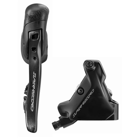 Δεξί Χειριστήριο και Πίσω Δαγκάνα 140mm CAMPAGNOLO SUPER RECORD WRL Flat Mount Χωρίς Δίσκο