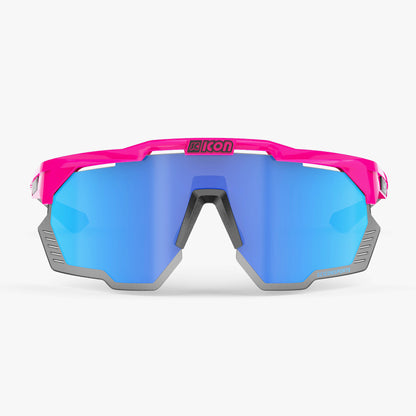 Očala SCICON AEROSHADE KUNKEN Fluo Rožnata Multimirror Modra