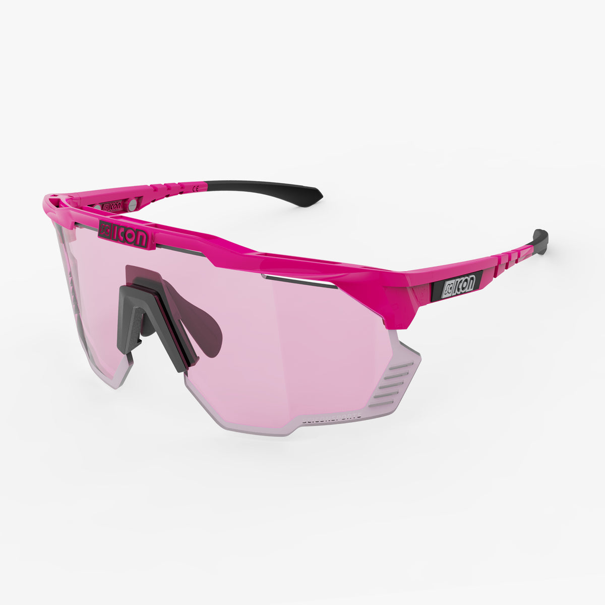 SCICON AEROSHADE KUNKEN Glasses Fluorescent Pink Blue Multimirror