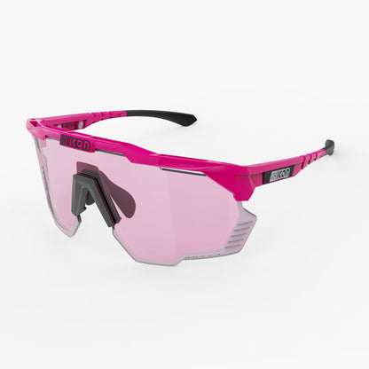 Očala SCICON AEROSHADE KUNKEN Fluo Rožnata Multimirror Modra